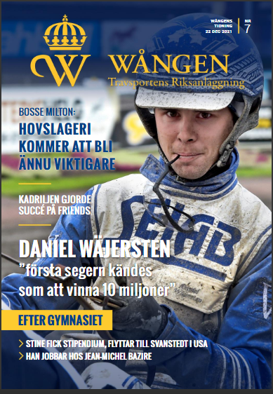 Omslaget på Wångens tidning med Daniel Wäjersten